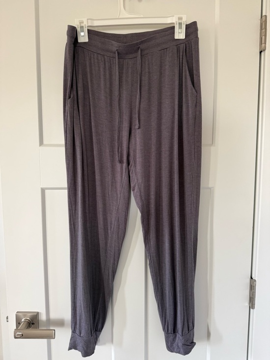 Kindred Bravely Pants - Kindred Bravely Purple Heather Grey Drawstring Jogger Pants